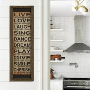 MZM416 Multicolor Decorative Framed MDF Painting