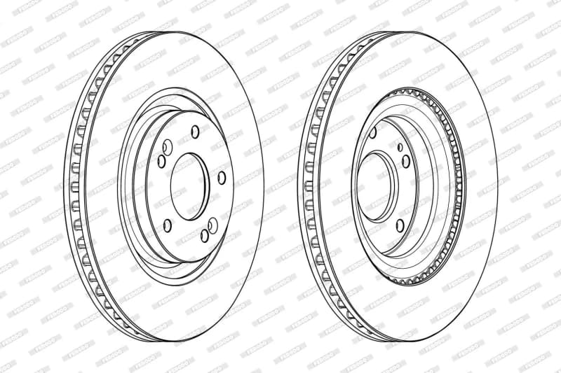 Brake disc FERODO DDF2199C