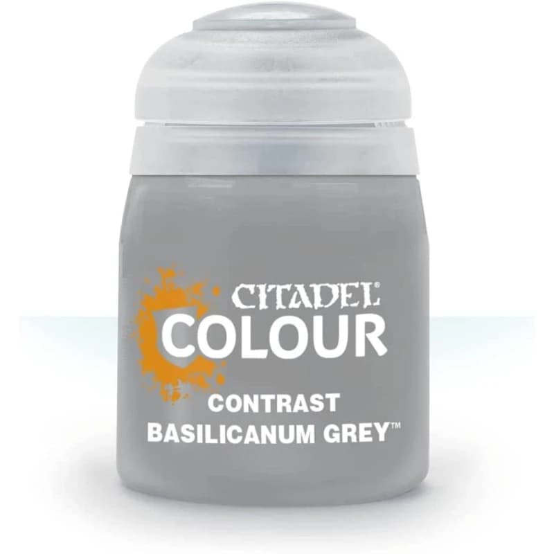 Citadel Games Workshop Colour Contrast: Basilicanum Grey (18ml) Paint Multi