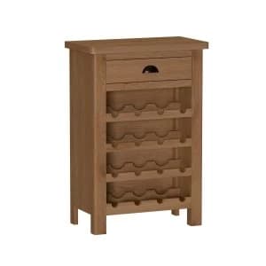Rosewell Natural Oak Wine Cabinet