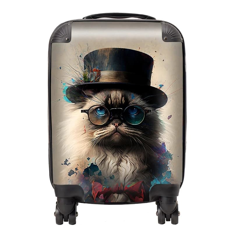 Warren Reed - Designer Ragdoll Cat Splashart Suitcase Size: Medium Multicolor Unisex Medium