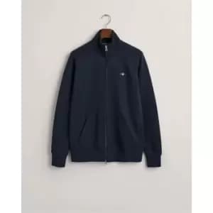 Gant Reg Shield Full Zip Sweat Evening B - Blue