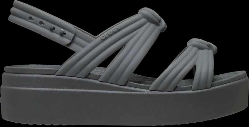 Crocs Women Brooklyn Low Knot Sandals Carbon 3