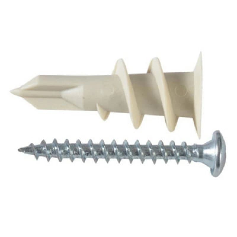 Forgefix Fpknsp421 Nylon Plasterboard Fixing 4.5 X 35mm Forgepack 6 Forfpknsp421