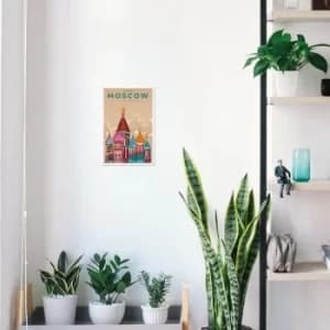 Moskow Multicolor Decorative Metal Wall Accessory