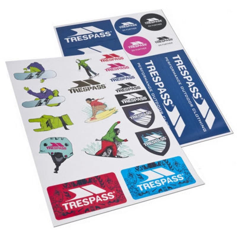 Trespass Die Cut Sticker Kit Multi unisex