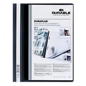 Durable Report File 2579-01 A4 Black PVC