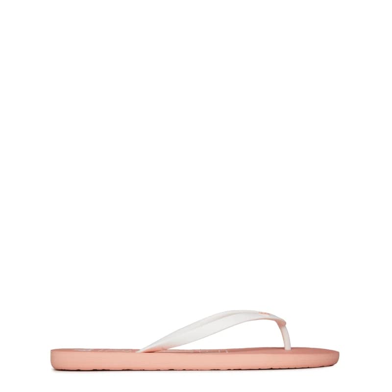 Roxy Floral Flip-Flops Womens - Pink Pink 3