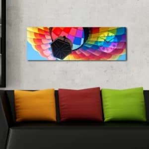 3090CS-56 Multicolor Decorative Canvas Wall Clock