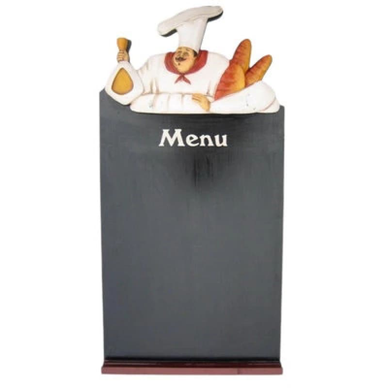 Minster Chef Menu Blackboard - L5 X W30 X H60 Cm