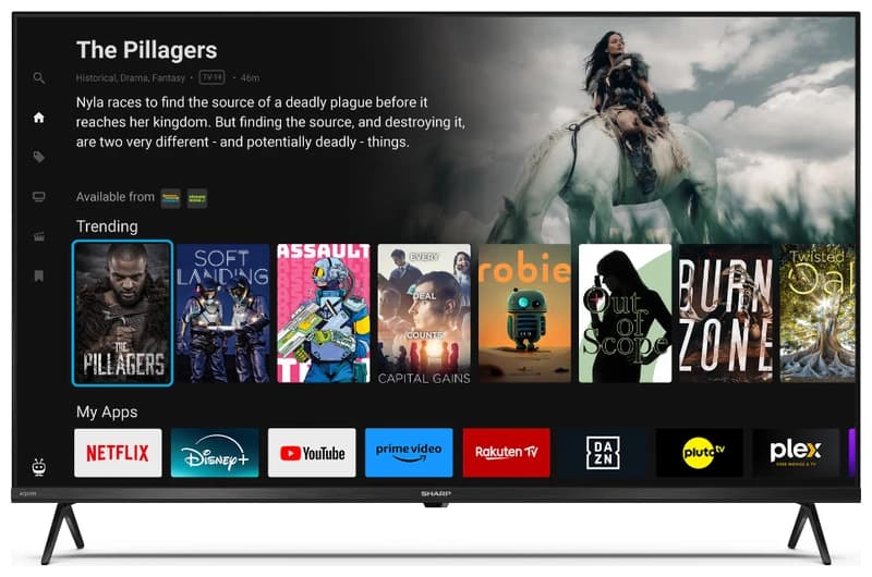 Sharp 55" 4T-C55GK4245KB Smart 4K Ultra HD TV