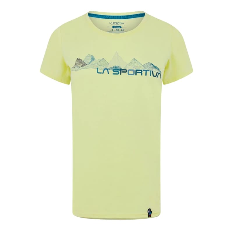 La Sportiva Peaks T Shirt Ladies Yellow female 12 (M)