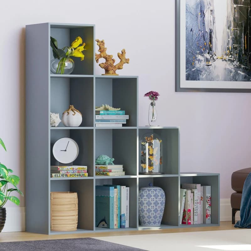 Lassic Vida Designs Durham 10 Cube Staircase Storage Unit Grey unisex 10 Cube
