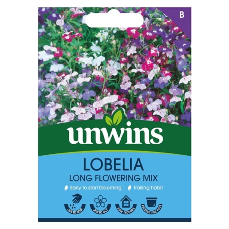 Unwins Lobelia Long Flowering Mixed (Trailing)