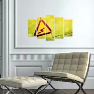 5MX-101 Multicolor Decorative MDF Painting (5 Pieces)