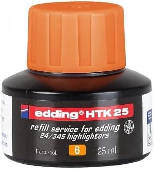 edding HTK 25 Refill for Highlighter Orange 25ml