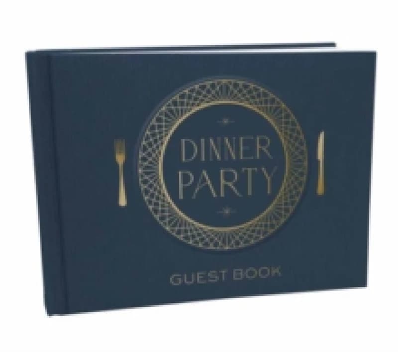Dinner Party Guest Book Hardback