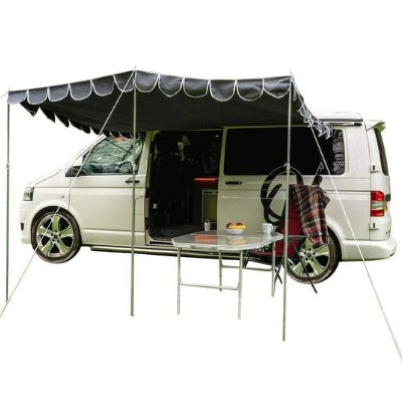 OLPRO Retro Campervan Shade Canopy - Charcoal OS102 Black