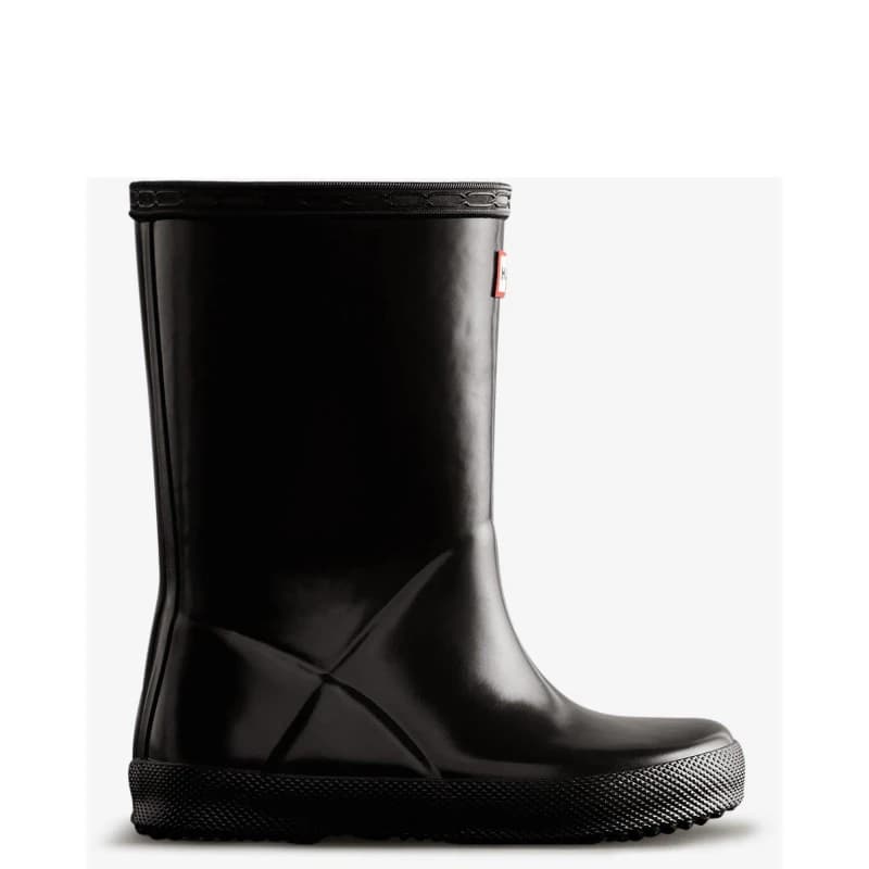 Hunter Kids First (Gloss) Wellington - Black 4 (21)