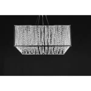 Impex Melenki 5 Light Polished Chrome Ceiling Pendant
