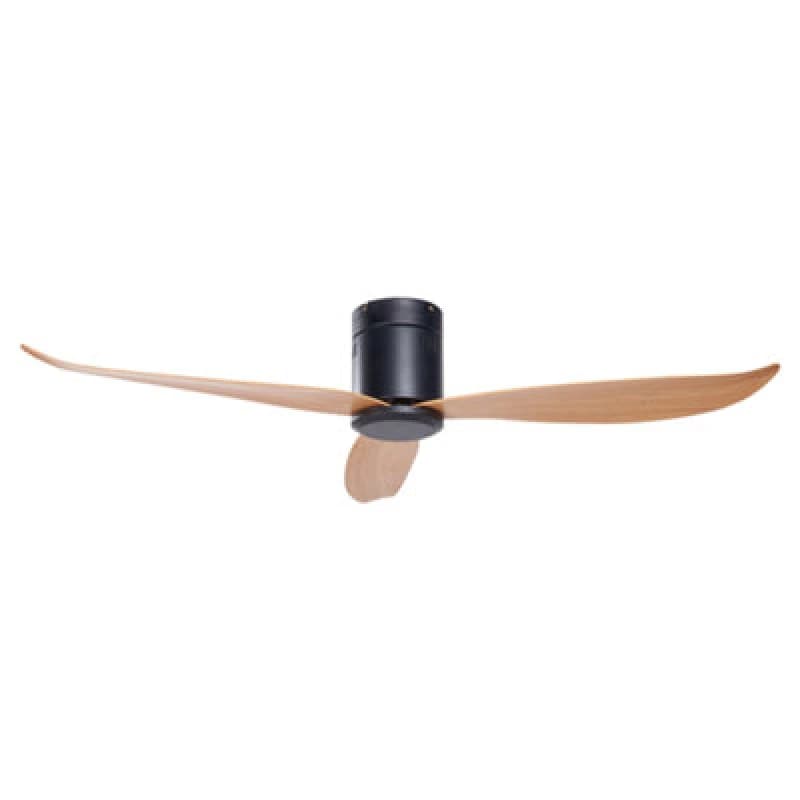 Beliani Ceiling Fan Malad With Remote Black