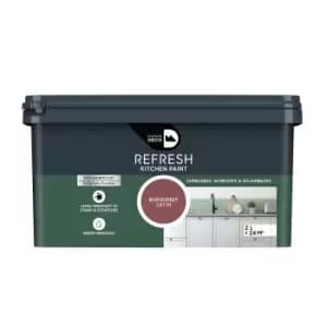 Maison Deco Refresh Kitchen Cupboards, Worktops & Splashbacks Paint Burgundy - 2L