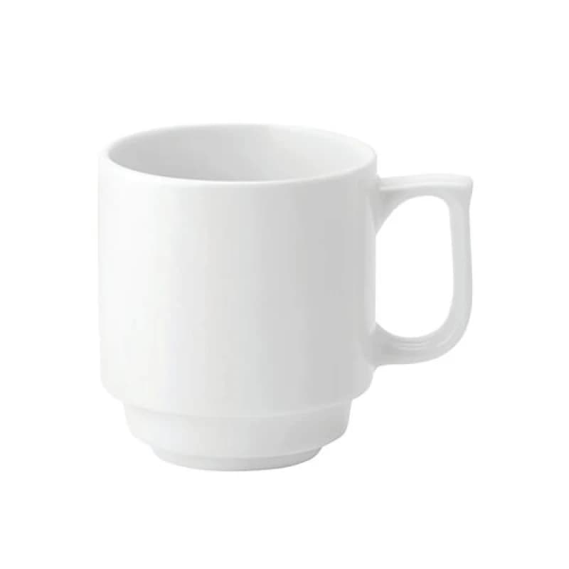 Pure White Stacking Mug 285ml (6 Pack) E90028-B06036