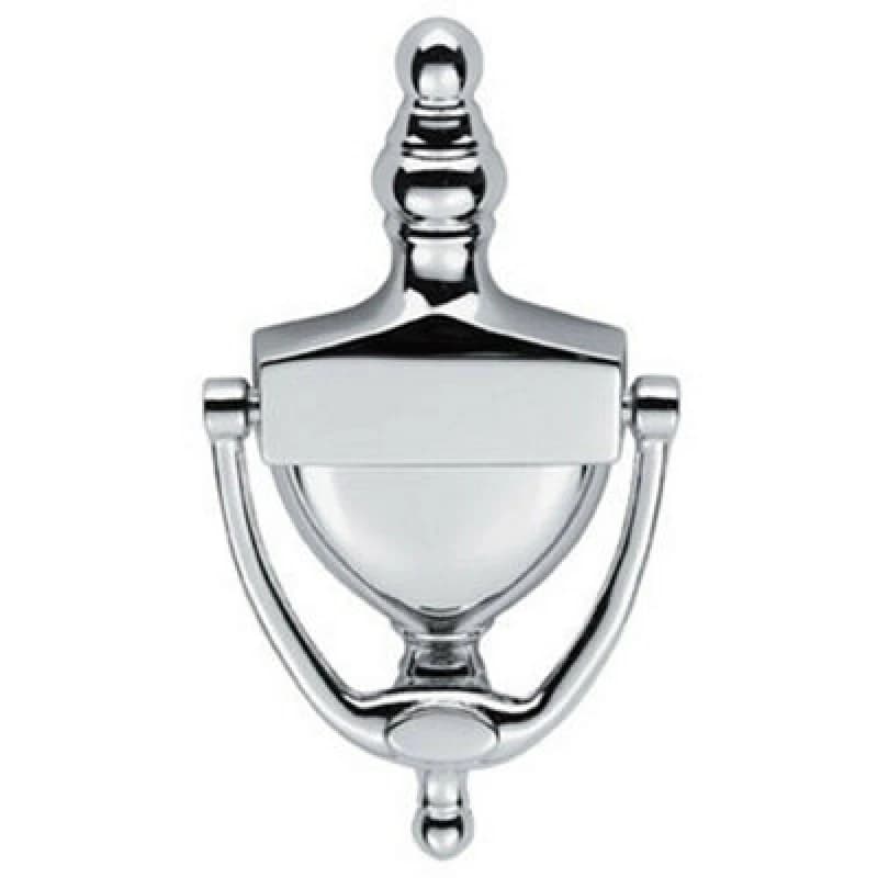 Loops Large Urn Shaped Front Door Knocker 97mm Fixing Centres Polished Chrome Multi