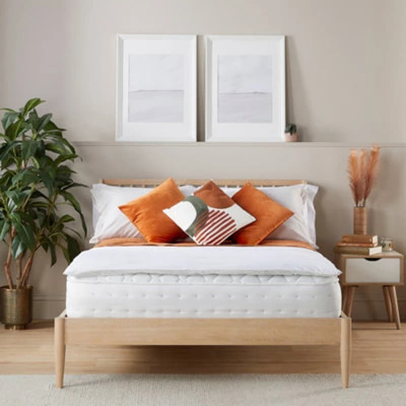 Slumberdown Sleep Soundly Climate Control Mattress Topper White