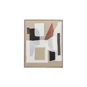 52 x 42cm Abstract Textured Framed Canvas