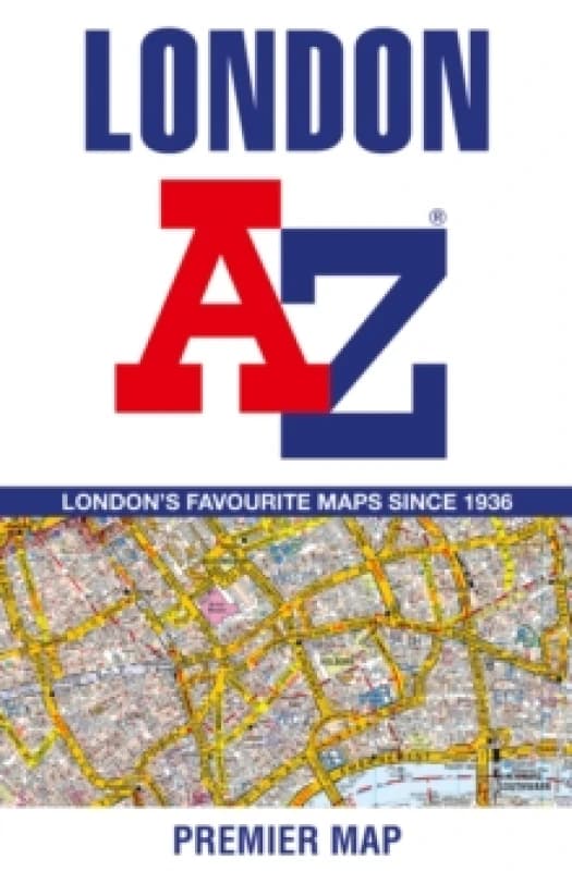 London A-Z Premier Map. By AZ Maps Books