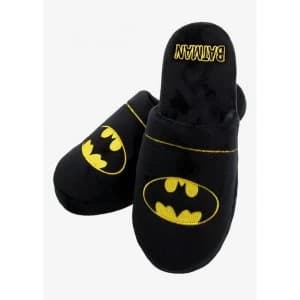Batman DC Comics Slippers Black Large - UK 8-10