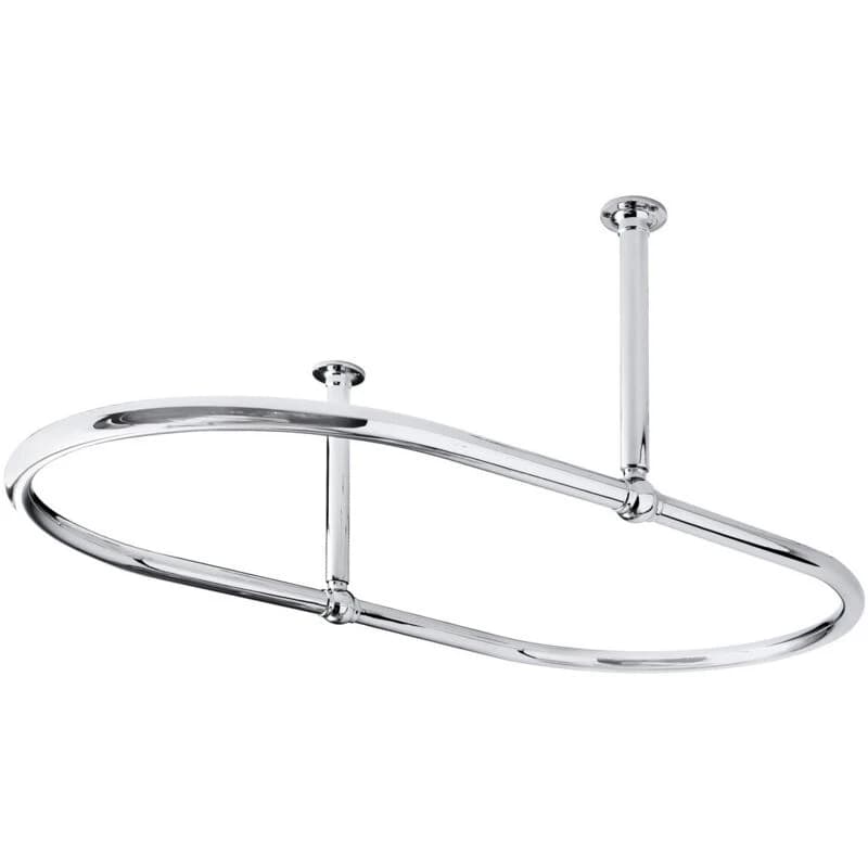 nuie Full Shower Curtain Ring - Chrome, Silver LDA010