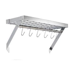 Hahn Rectangular 60cm Wall Rack - Chrome