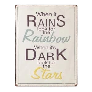 When It Rains...Sign By Heaven Sends