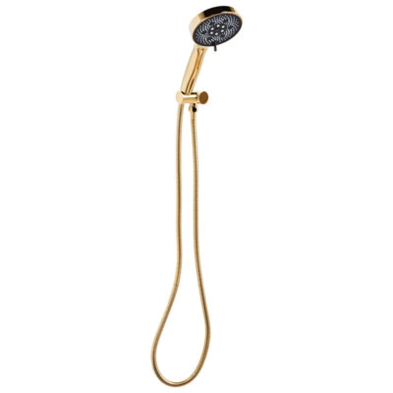 Beliani Shower Head And Hose Kit Ichma 5-Function Gold