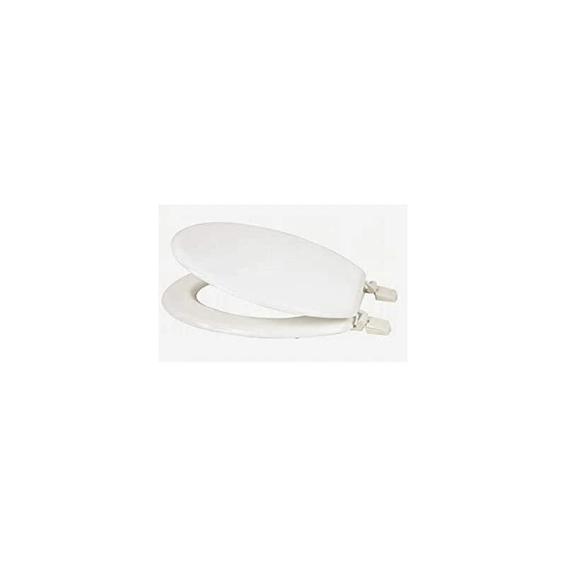 Ashley 17" White Toilet Seat