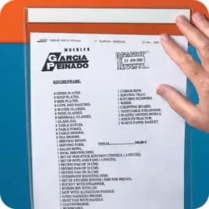 Magnetic Document Storage Pockets A4 Horizontal (pk 10)