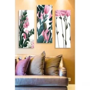 MDF0065 Multicolor Decorative MDF Painting (3 Pieces)
