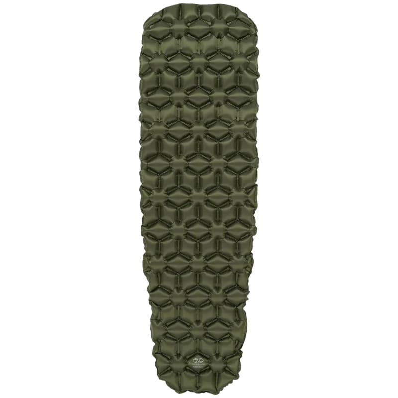 Highlander Nap Pak Inflatable Sleeping Mat - Olive AIR071