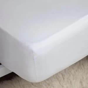 Belledorm Extra Deep Fitted Sheet White Double