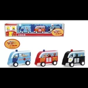 Pull Back Auto Emergency Services Set Of 3