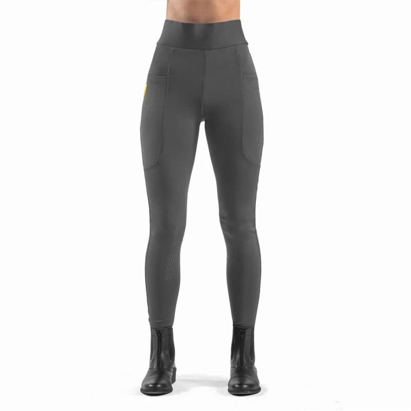 John Whitaker Riding Tights - Grey Grey 7 - 8 Years