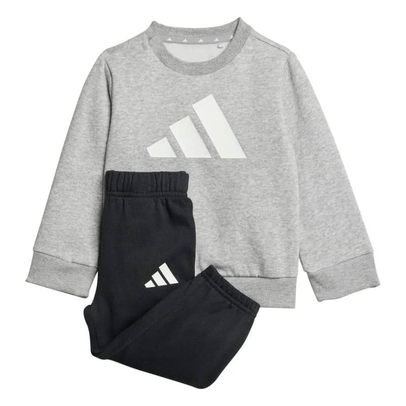 adidas Block Jog Set - Grey Grey 6 - 9 Months