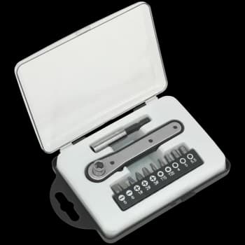 Siegen 12 Piece Ratchet Driver Bit Set