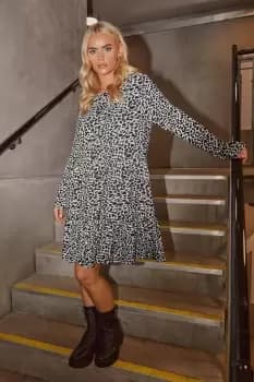 Petite Tiered Midi Dress