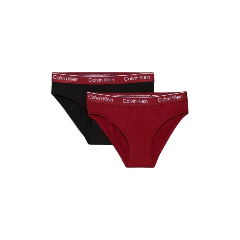 Calvin Klein Two Pack Hipster Bikini Briefs Junior - Multi Multi 7 - 8 Years