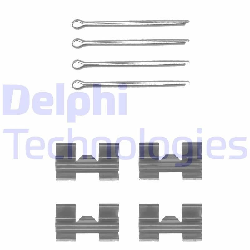 DELPHI Brake pad fitting kit DELPHI LX0032