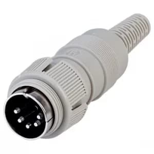 Hirschmann MAS5100S 5 Way Locking Plastic DIN Plug