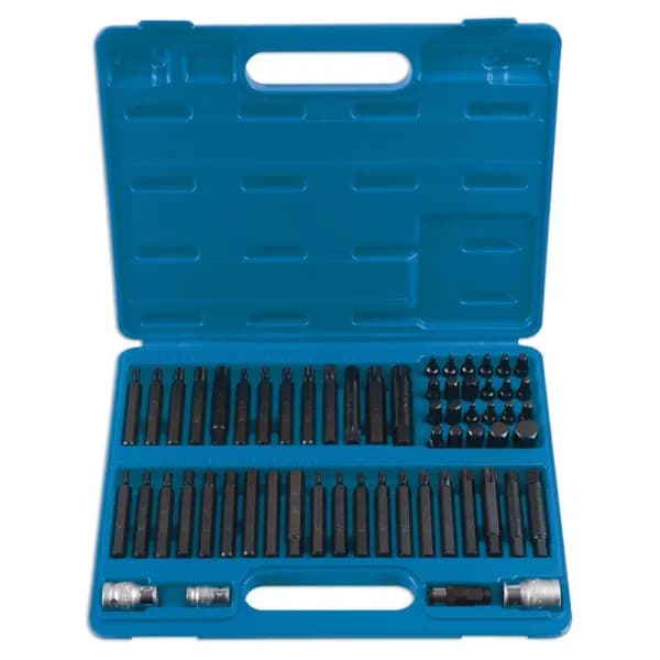 Laser Tools Professional Bit Set 3/8D, 1/2D 60pc 7012